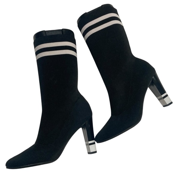 Circus by Sam Edelman Womens Size 8.5 Joy High Heeled Stretch Knit Boots - Picture 2 of 7